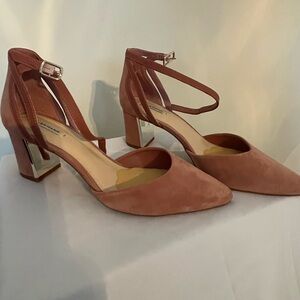 Alex Marie Blush and Beige Heels